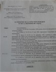 Arrêté de promotion